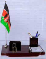 Kenya Flag Executive Desk Organizer